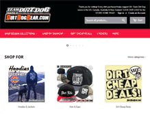 Tablet Screenshot of dirtdoggear.com